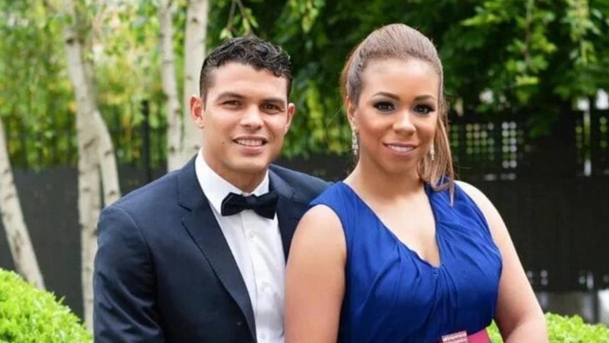 Isabelle da Silva, junto a su esposo