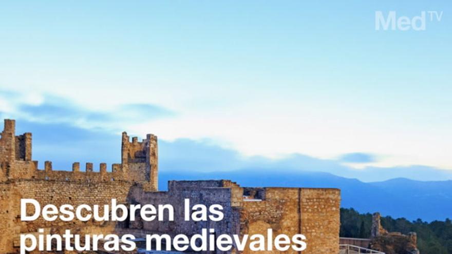 Salen a la luz las pinturas medievales más antiguas de Castellón en el Castillo de Xivert