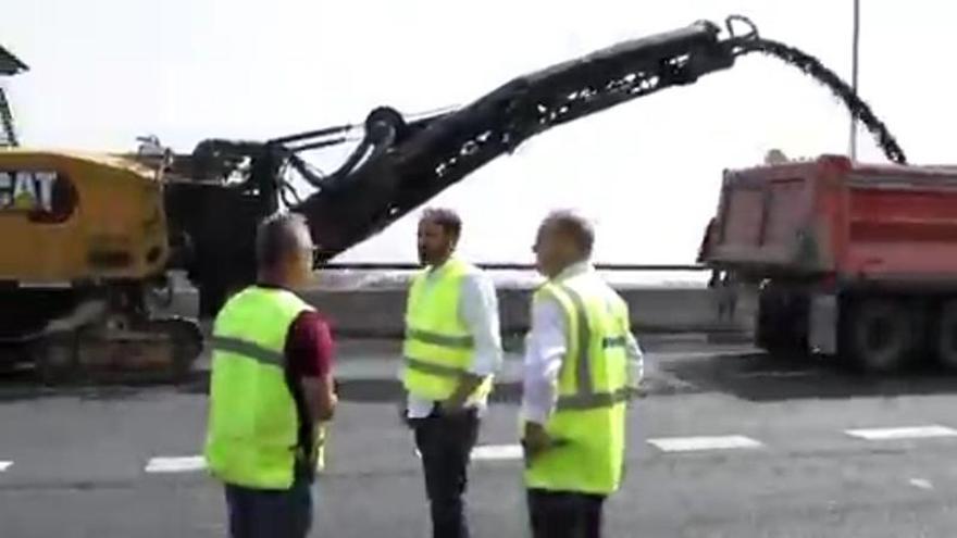 Cierre total de la circunvalación por las obras del viaducto del Guiniguada