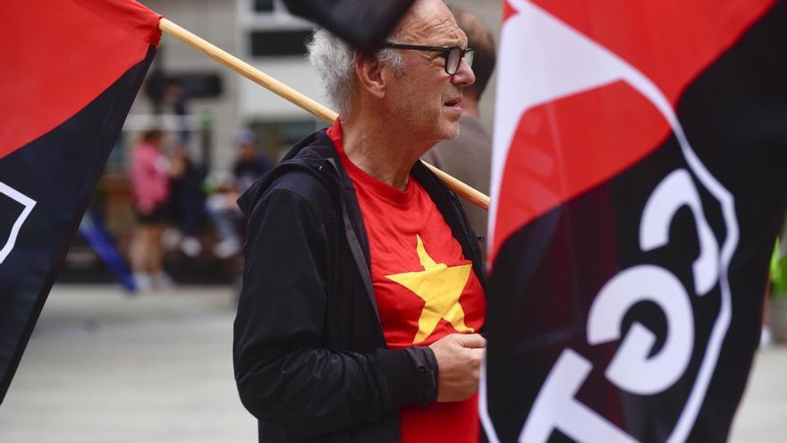 1 de mayo en A Coruña: manifestación de CUT, junto a CGT y CNT