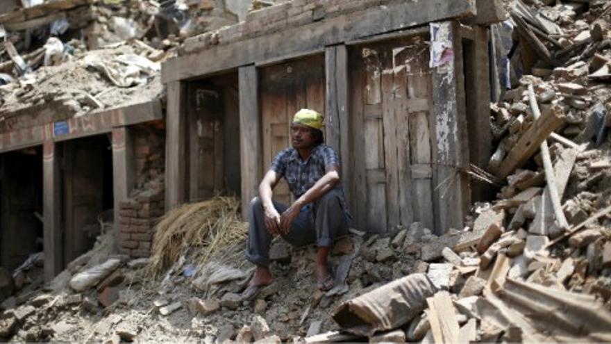 Paisaje desolador de Nepal tras el segundo terremoto