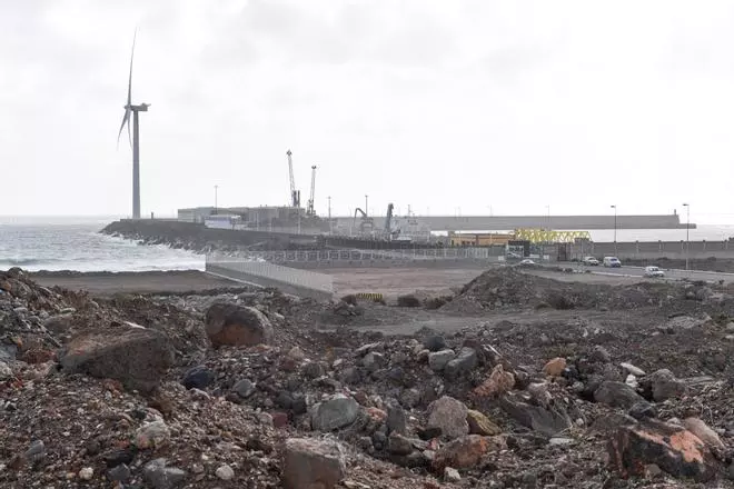 Zona franca en el puerto de Arinaga