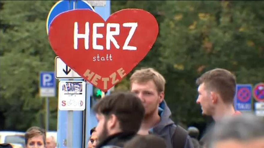 Dieciocho heridos en las protestas de Chemnitz