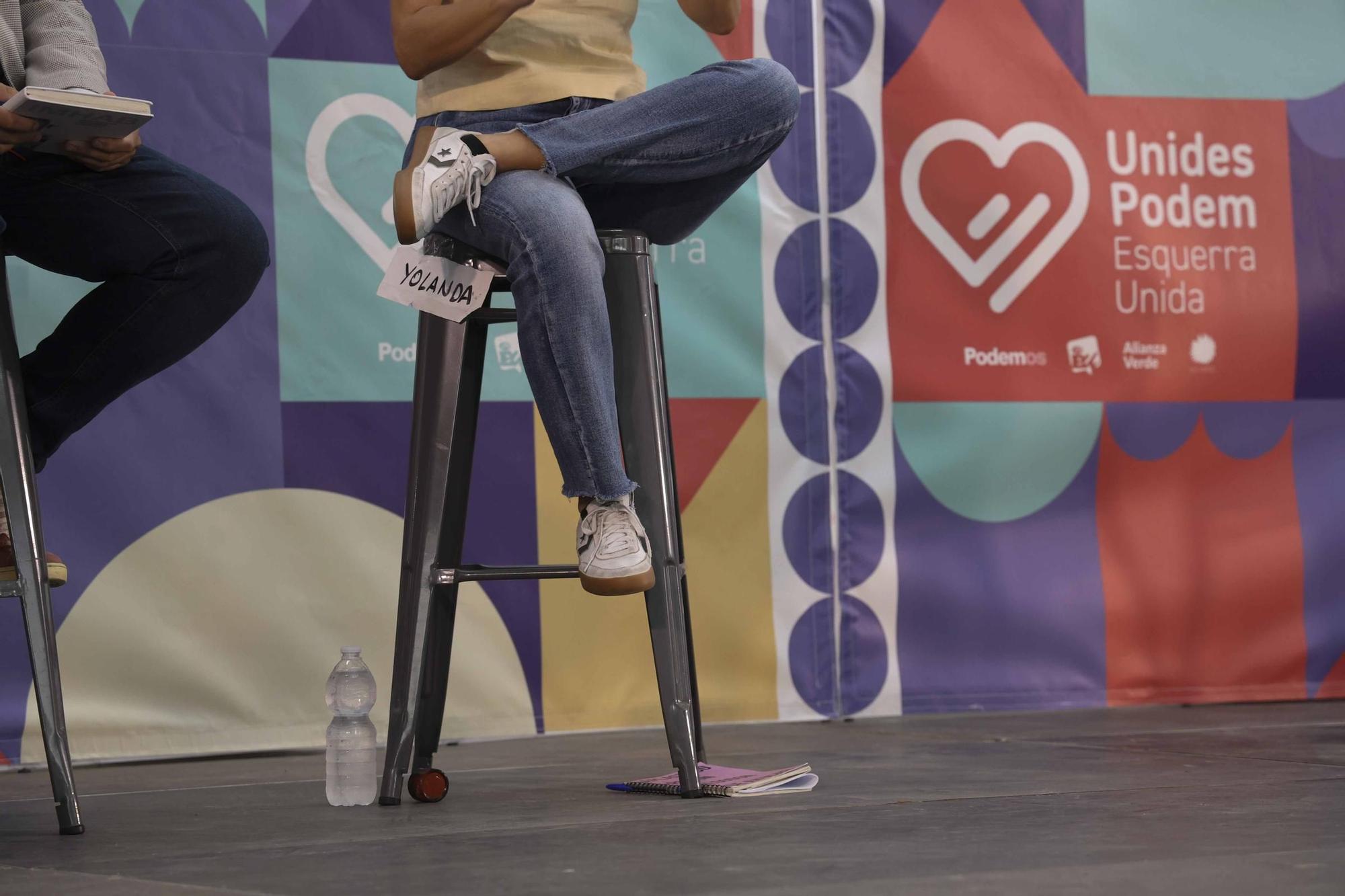 Yolanda Díaz hace campaña por Unides Podemos en Alicante