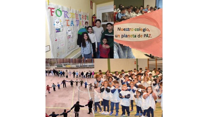 Los colegios de Benavente y comarca se llenan de mensajes de paz