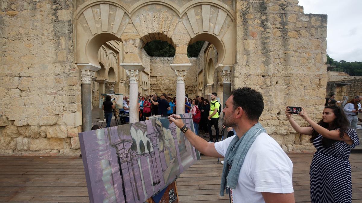 Pintores en Medina Azahara