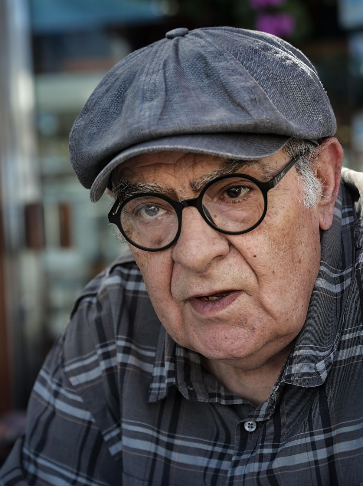 Boni Ortiz, en la zona de Fomento, en Gijón. | JUAN PLAZA
