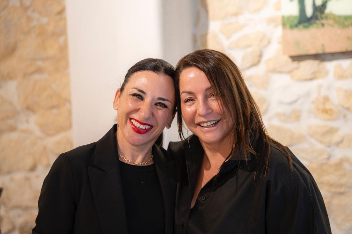 Un momento de la inauguración de la muestra