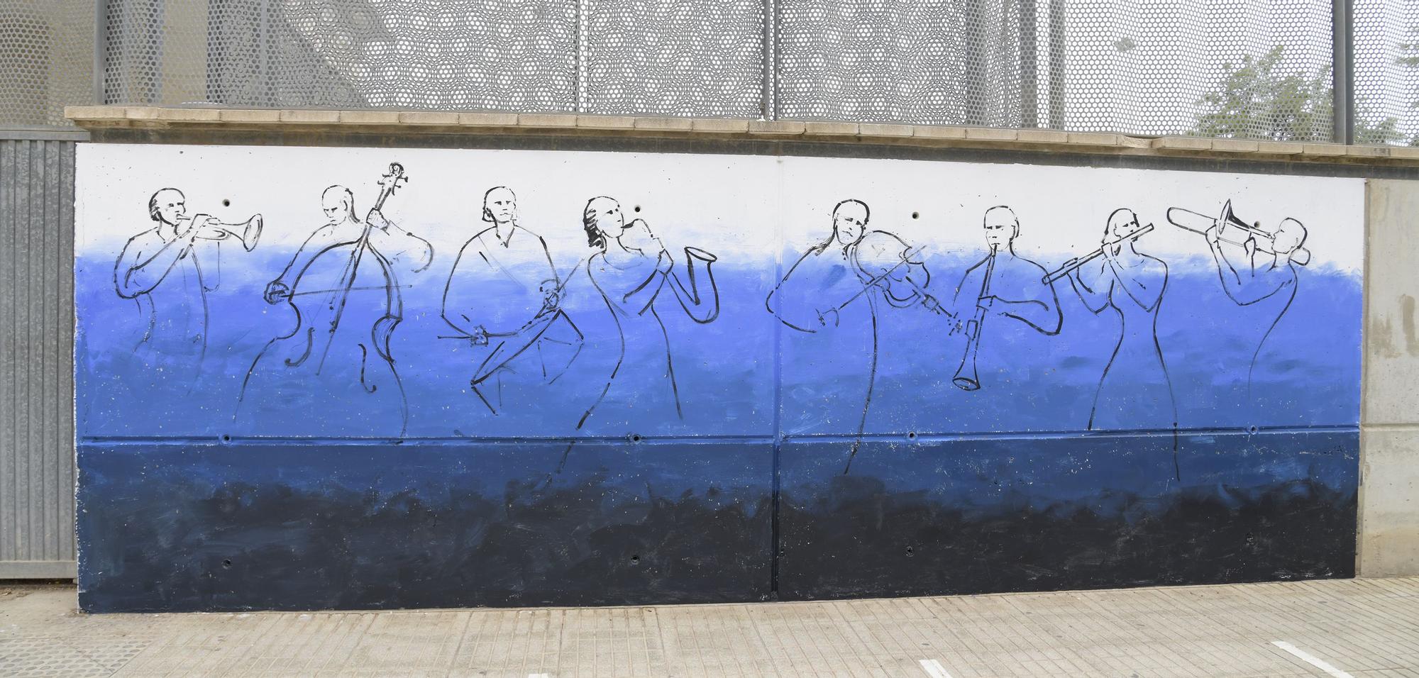 Los murales de la primera edición de #StreetArt Paiporta empiezan a tomar forma