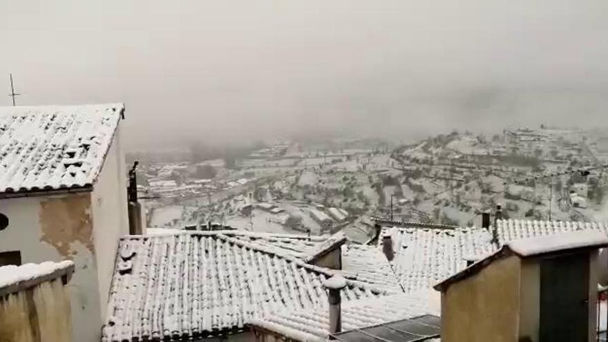 Nieva en Morella