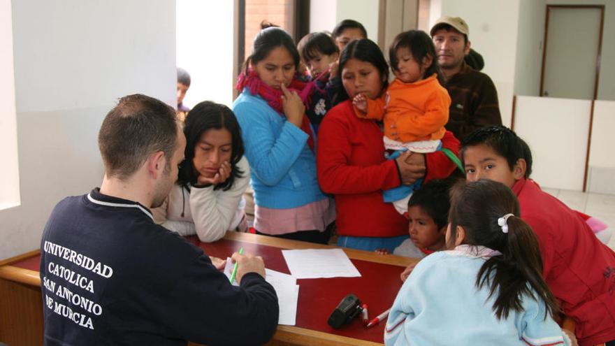 Labores de cooperación en una pasada edición del programa.