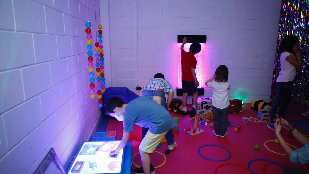 Sala multisensorial del colegio Concepción Arenal.