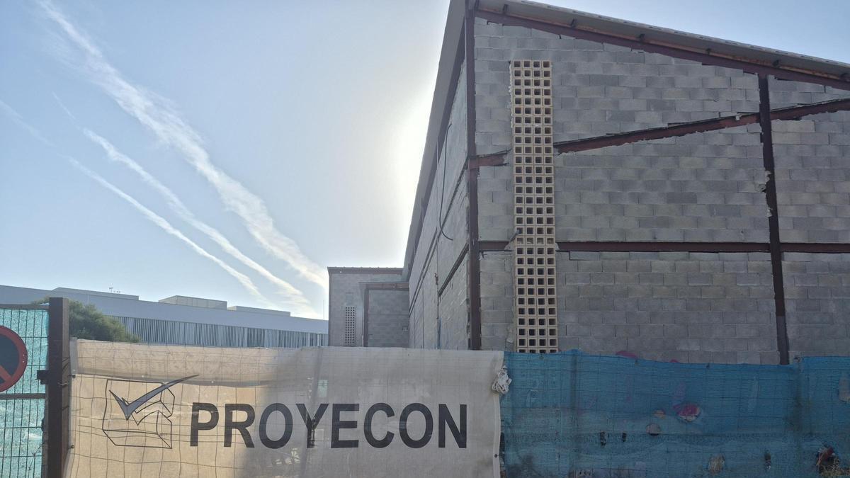Obras en el Recinto Ferial de Marratxí.