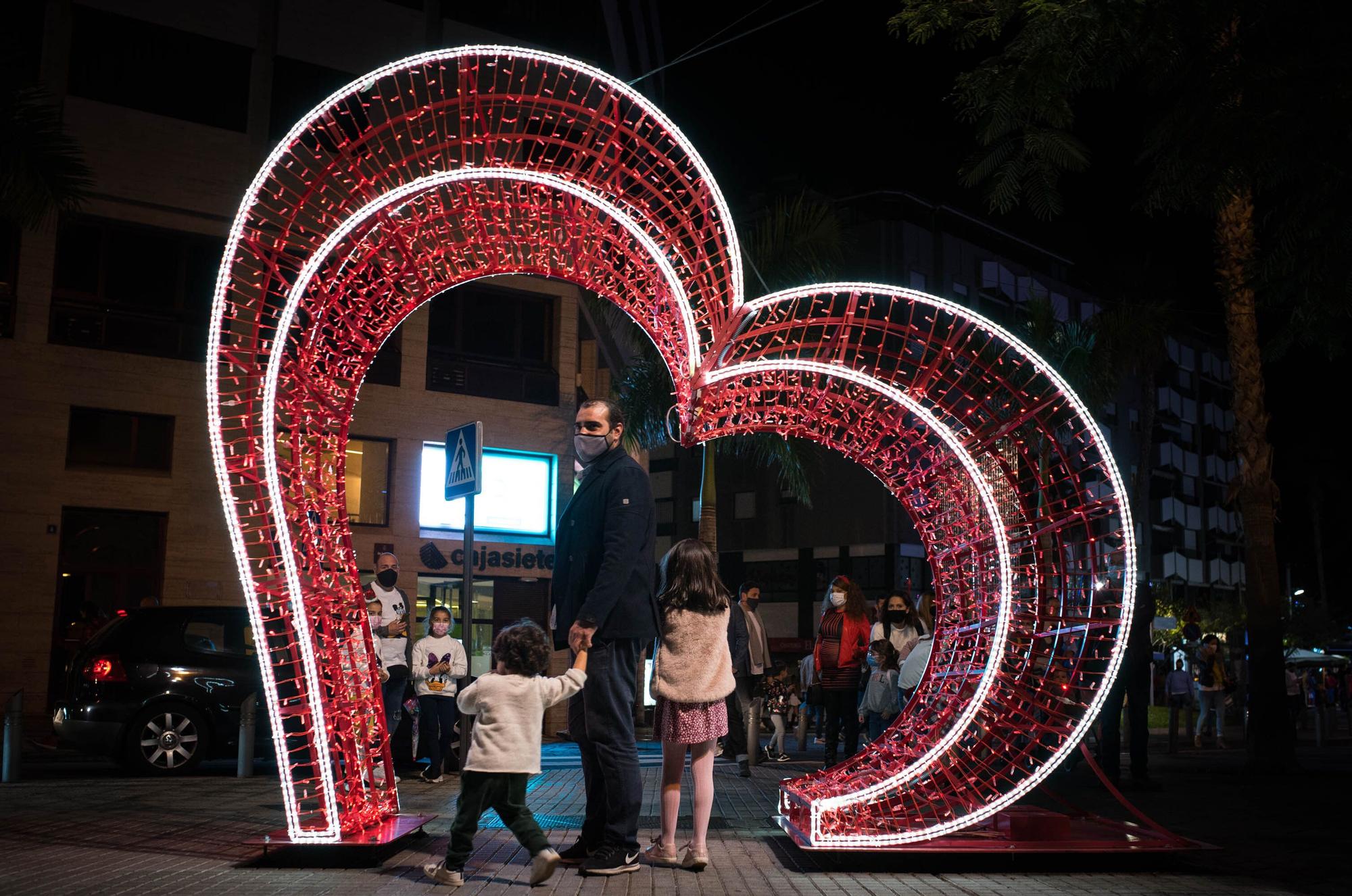 Encendido del alumbrado navideño en Santa Cruz de Tenerife