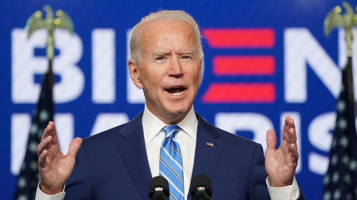 Joe Biden se ha dirigido a los estadonidenses este miércoles para pedir calma.