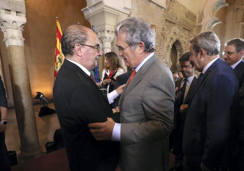 Toma de posesión de Javier Lambán como presidente de Aragón