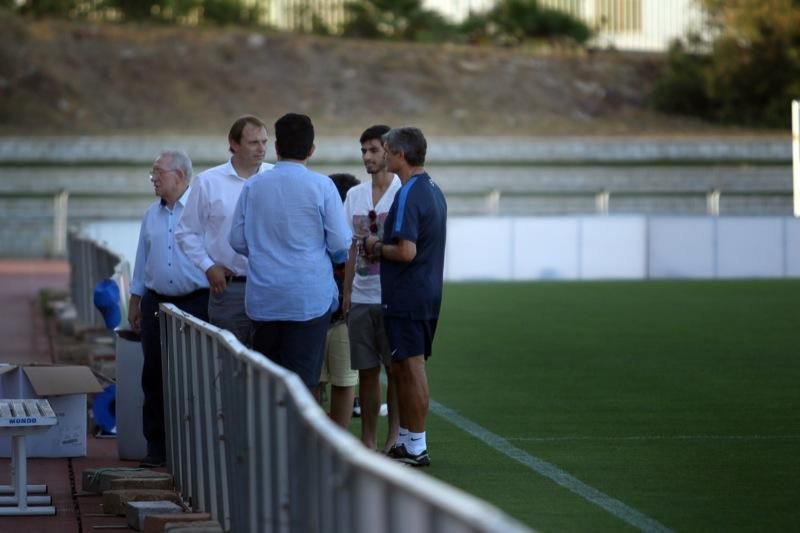 Entrenamiento de puertas abiertas del Málaga CF