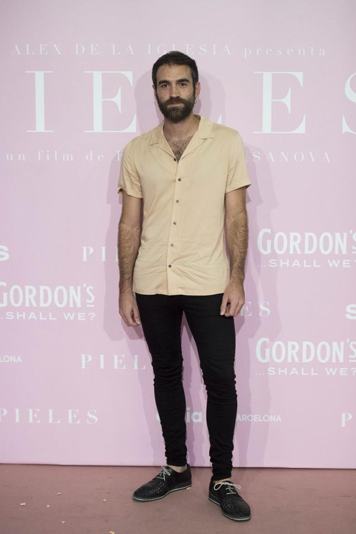 El actor Jon Plazaola en el estreno de 'Pieles'