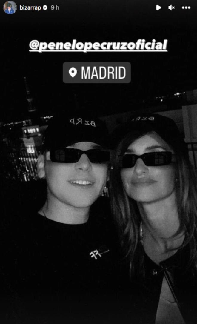 Penélope Cruz y Bizarrap, juntos en Madrid