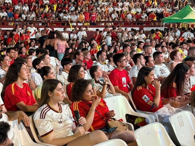 Las mejores imágenes de la afición de España en Caravaca