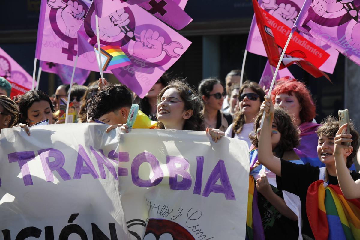 El desfile del Orgullo en Gijón, en imágenes