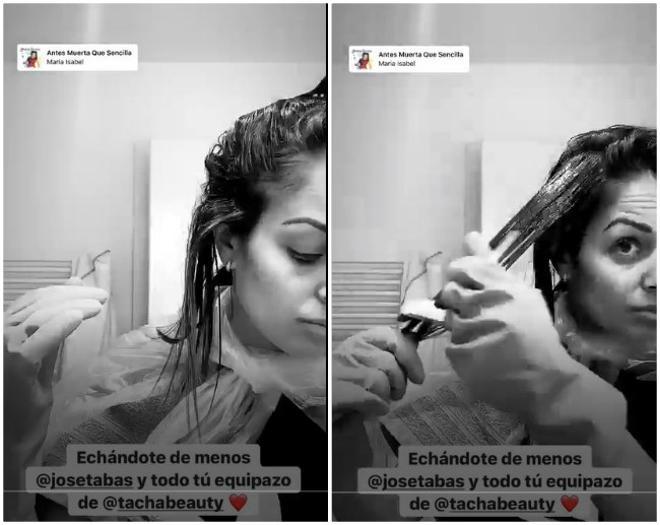 Paso a paso de la rutina de Hiba Abouk para teñirse el pelo