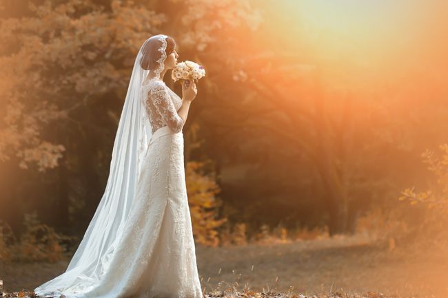 Bodas en otoño: vestidos de novia