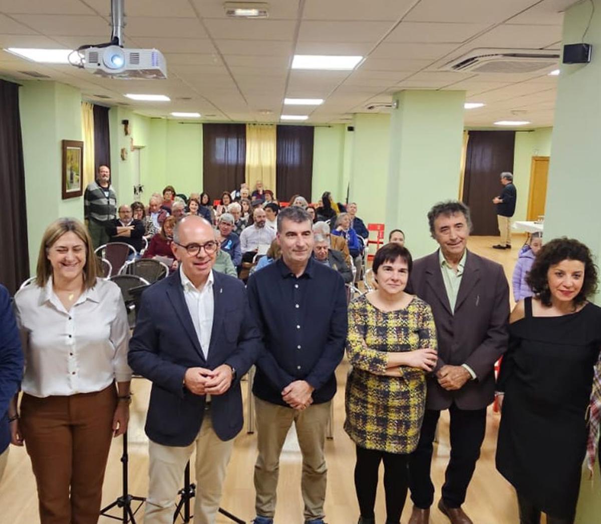 Xosé Luna, en un encuentro literario en Madrid