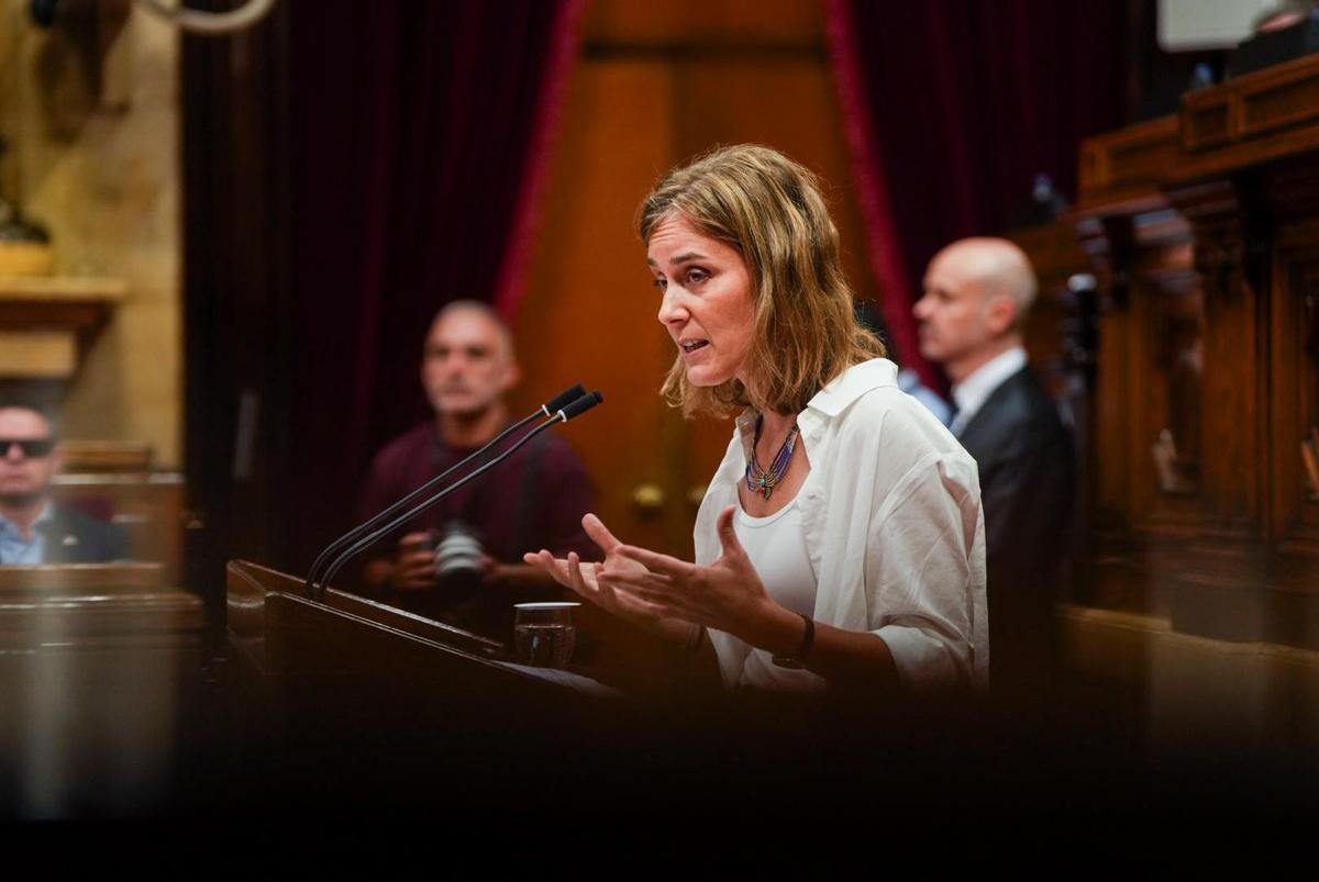 La líder dels Comuns en el Parlament, Jéssica Albiach.