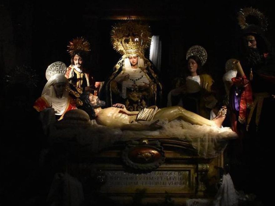 Imágenes del Monte Calvario en la ermita. | MONTE CALVARIO