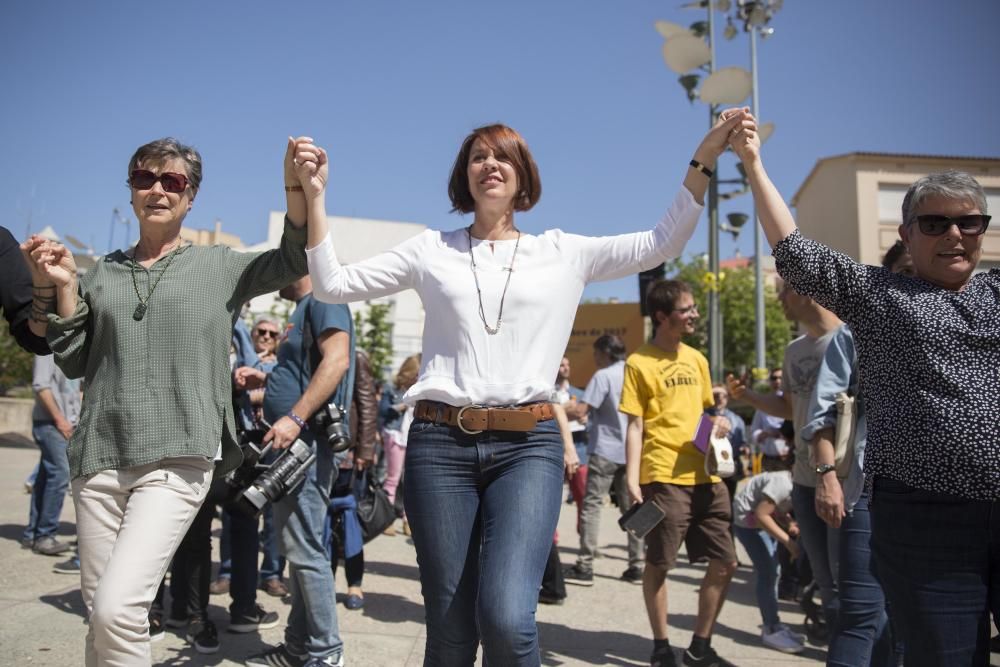 Inauguració de la plaça U d'Octubre de 2017 de Girona