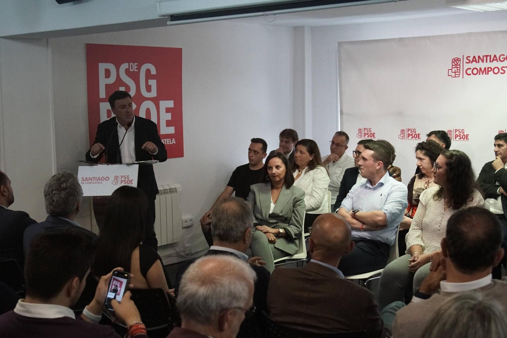 Asamblea de la agrupación socialista de Santiago para la elección del nuevo secretario xeral local