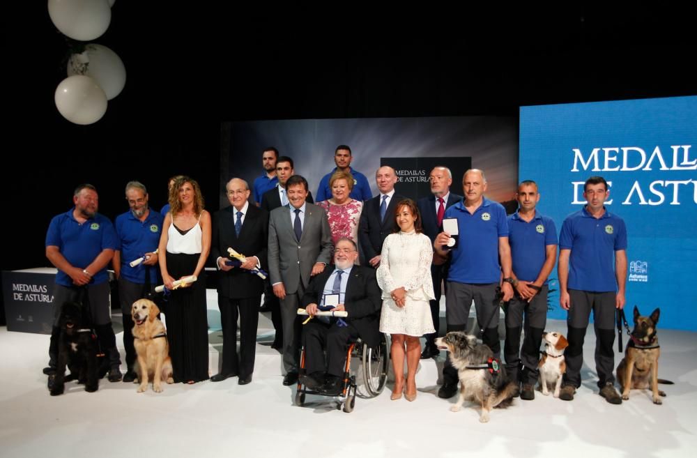 Acto de entrega de las medallas de Asturias