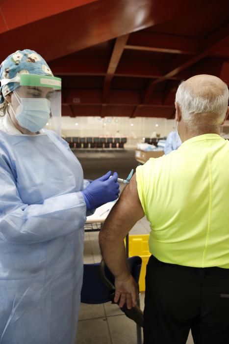 Campaña de vacunación de la gripe en Gijón.