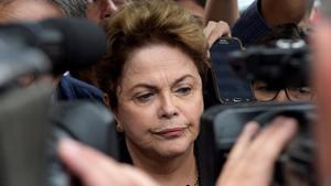 Rousseff se presentó a los comicios para la Cámara Alta en un intento por volver a la vida política.