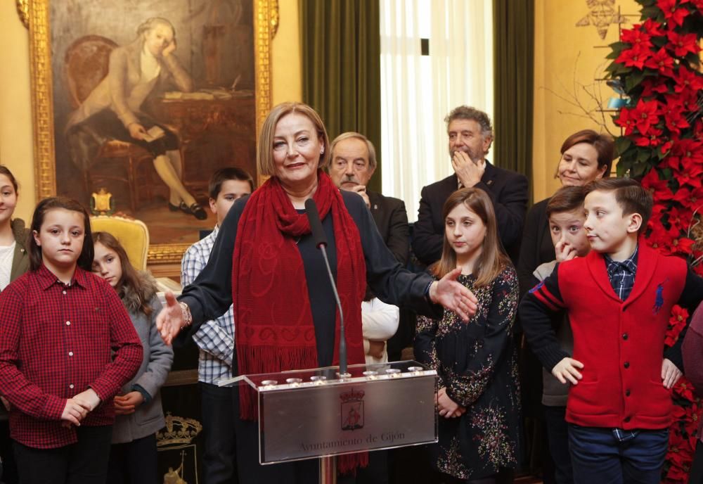 Brindis navideño de los alcaldes asturianos