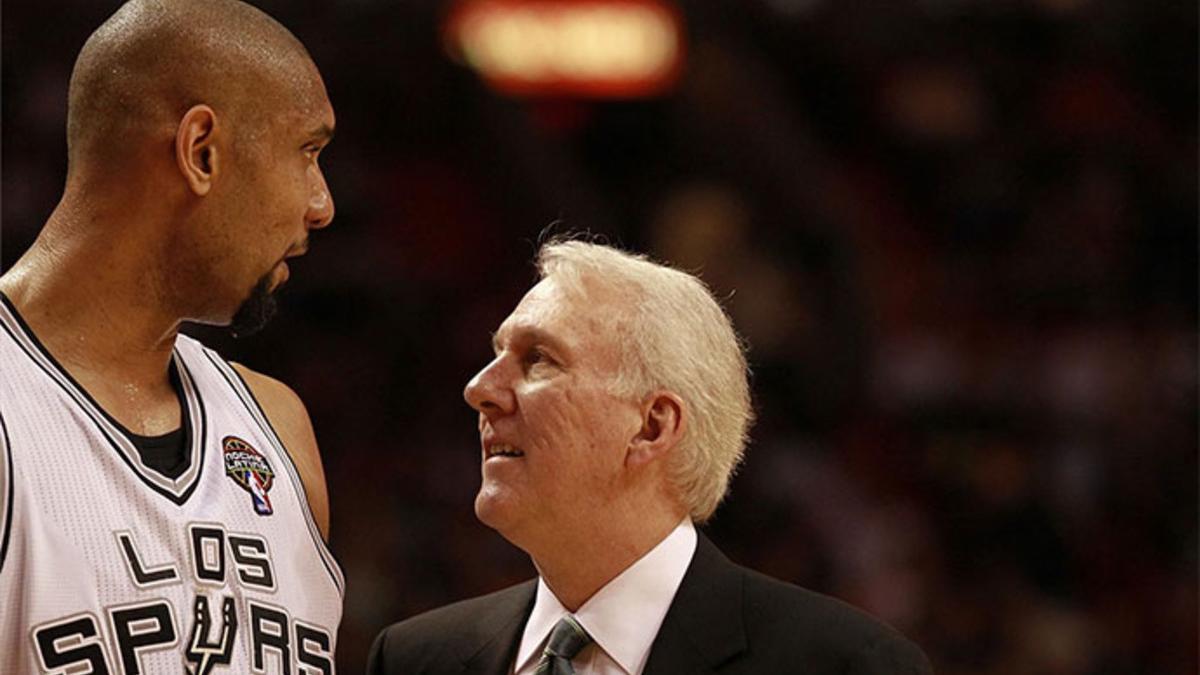 Duncan y Popovich, en una imagen de archivo