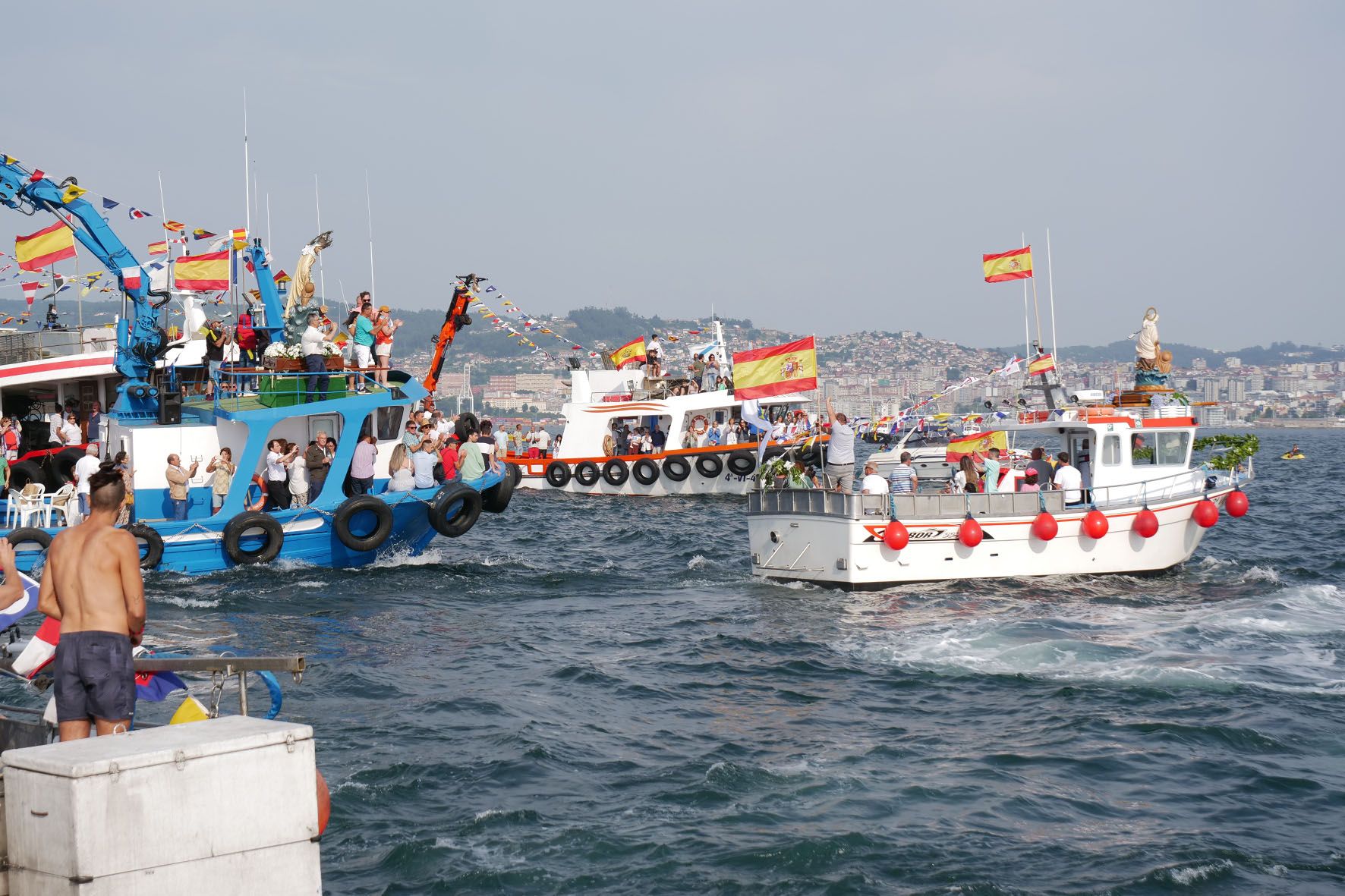 Las celebraciones de la Virgen de Carmen en Cangas