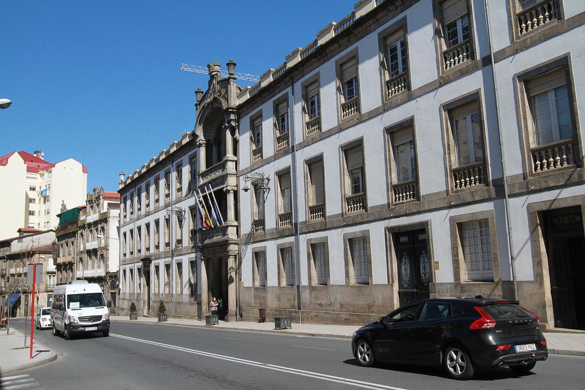 El Pazo Provincial, sede de la Diputación de Ourense.