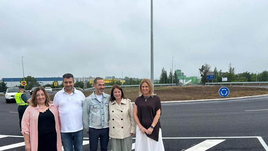La nueva rotonda de acceso a Parque Principado ya está en funcionamiento: "Es una infraestructura muy importante que llevaba 25 años pendiente"