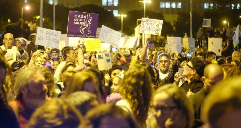 Manifestación contra la violencia machista