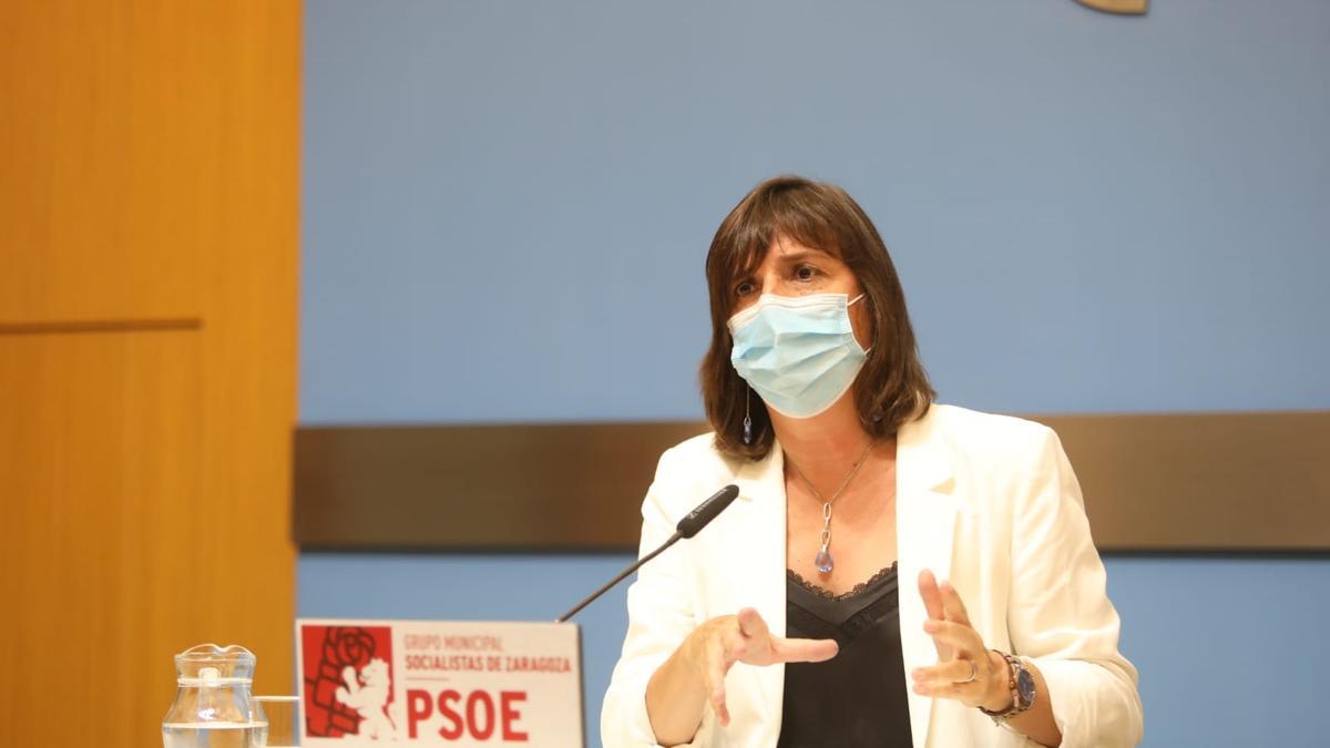 Lola Ranera, en la rueda de prensa