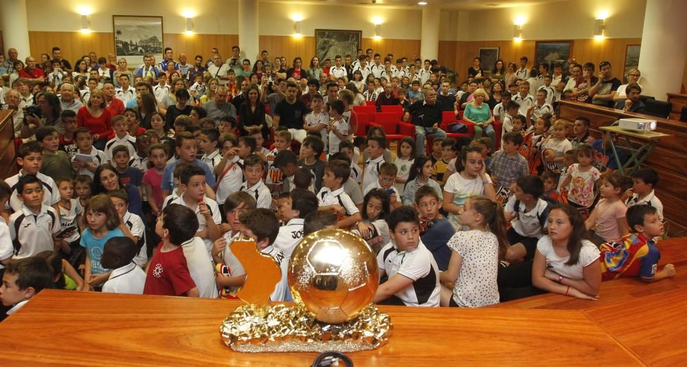Entrega del Baló d'Or 2015 a Jaume en Almenara