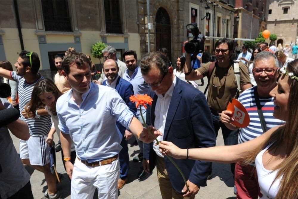 Albert Rivera visita Murcia y Los Alcázares