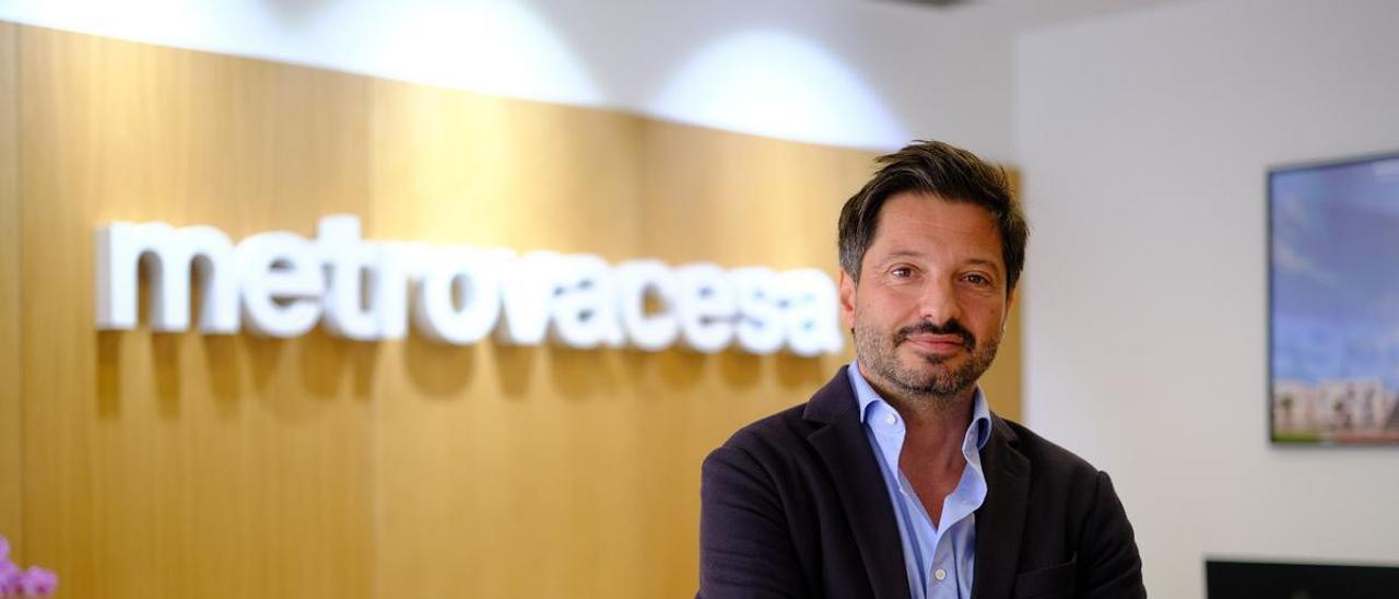 Luis Miguel Pascual, responsable de la promotora inmobiliaria de Metrovacesa, en Canarias.