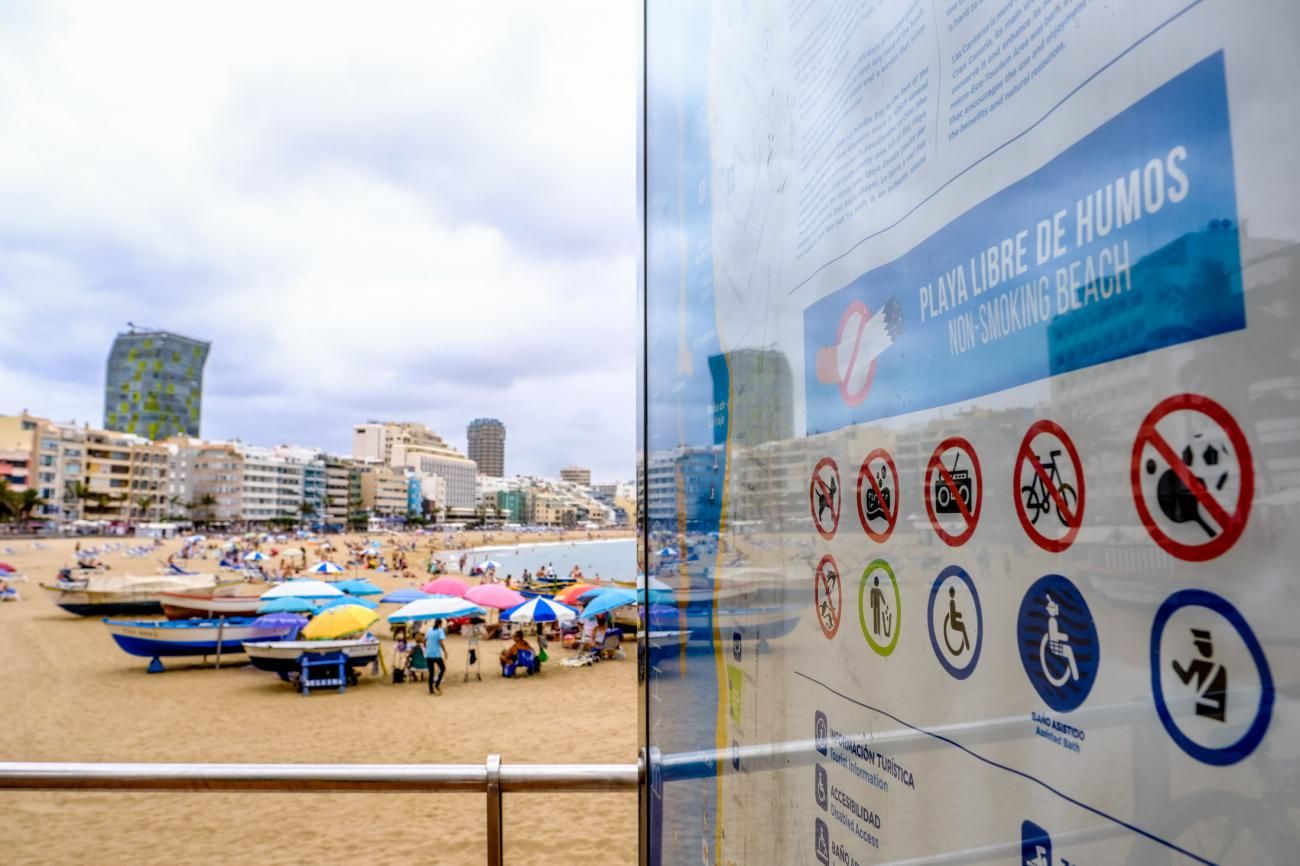 Prohibiciones en Playa de Las Canteras