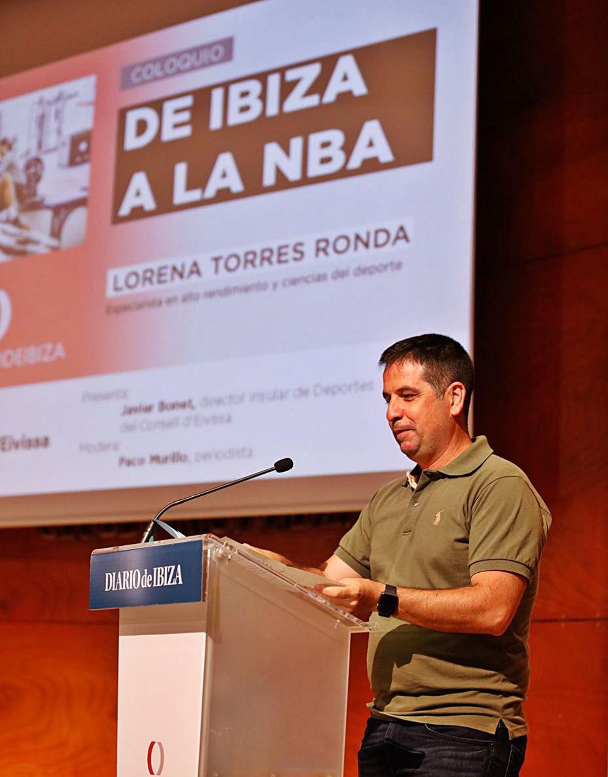 Javi Bonet, director insular de Deportes del Consell. | J.A.RIERA