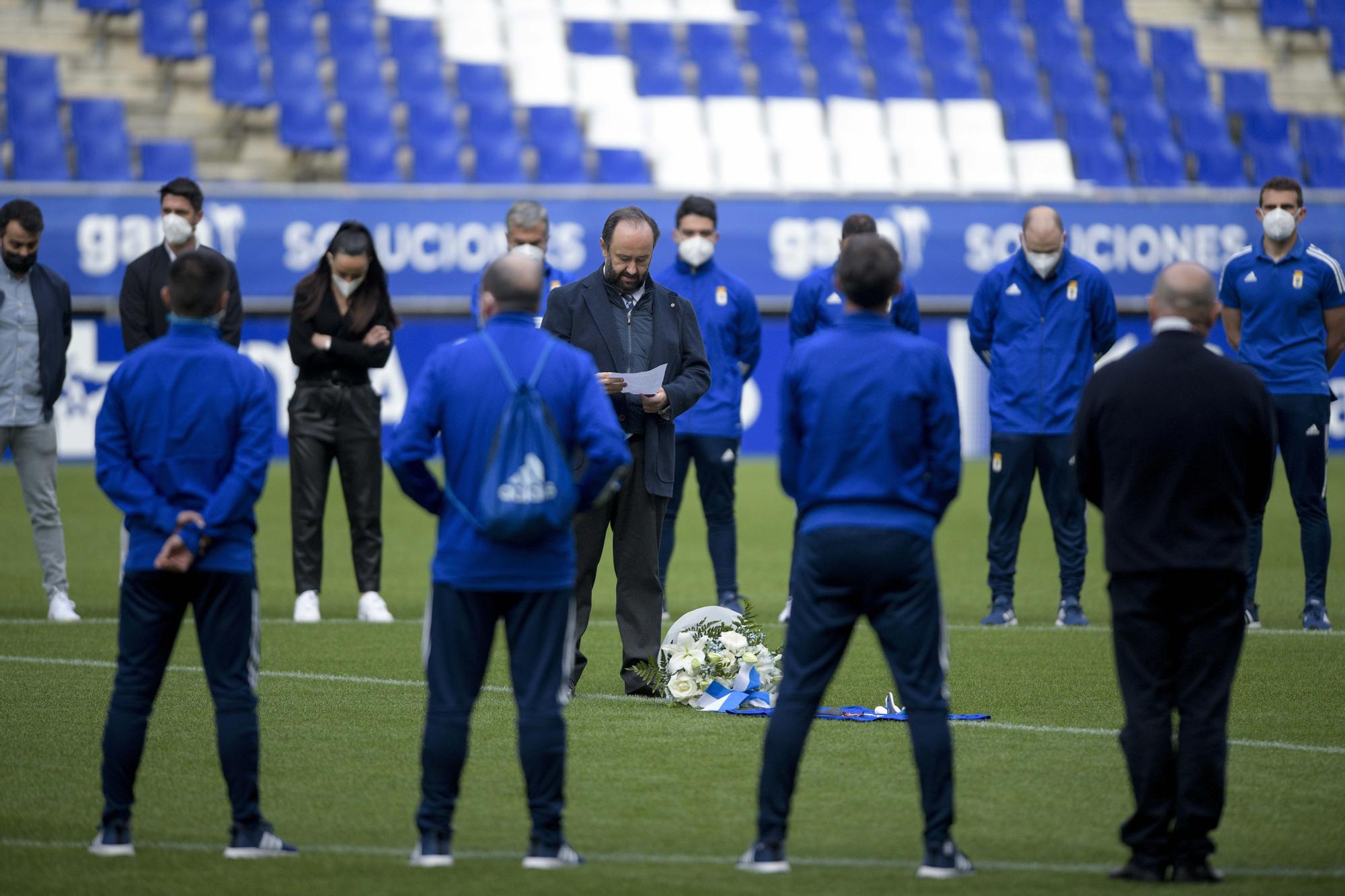 Las imágenes el homenaje a Arnau en el Tartiere