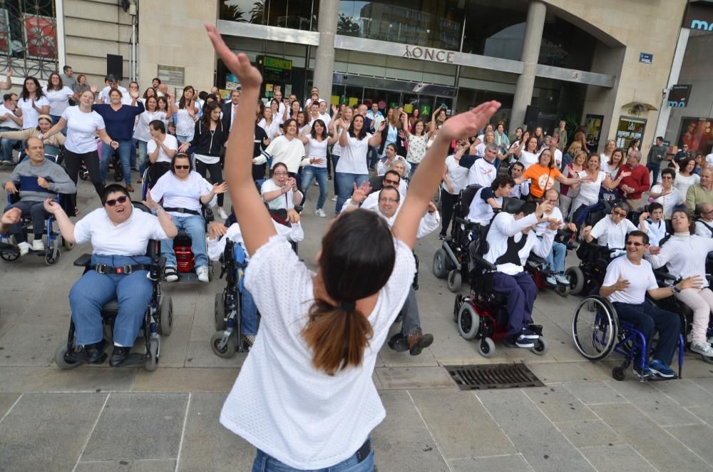 ''Flashmob'' de Aspace: Día Parálisis Cerebral