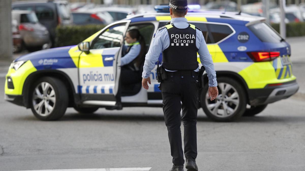 Una imatge d'arxiu d'agents de la Policia Municipal de Girona.